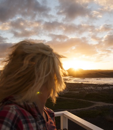 Surf camp in Fuerteventura with ocean views